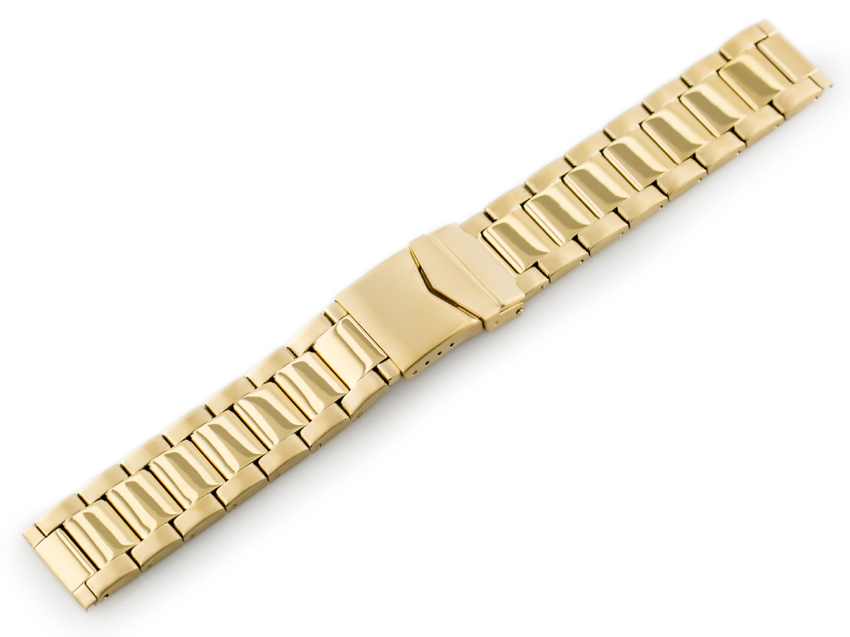 Bracelet 676G - HQ steel - gold - 22mm