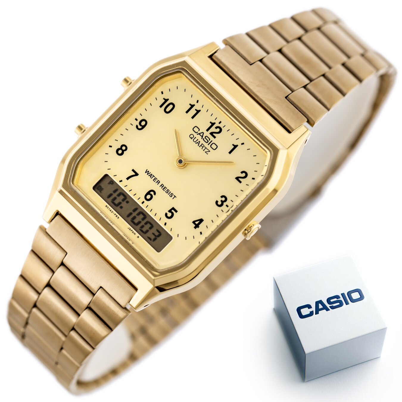 CASIO AQ-230GA-9BMQ Vintage Maxi UNISEX WATCH + BOX