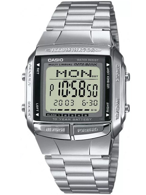 CASIO DATABANK MEN'S WATCH DB-360-1A (zd161a) + BOX