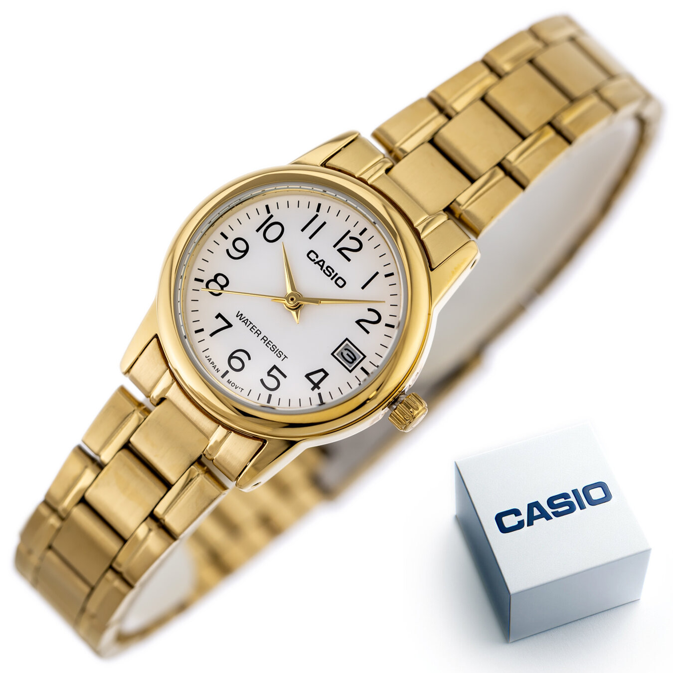 CASIO LTP-V002G-7B2UDF WOMEN'S WATCH (zd587g) + BOX