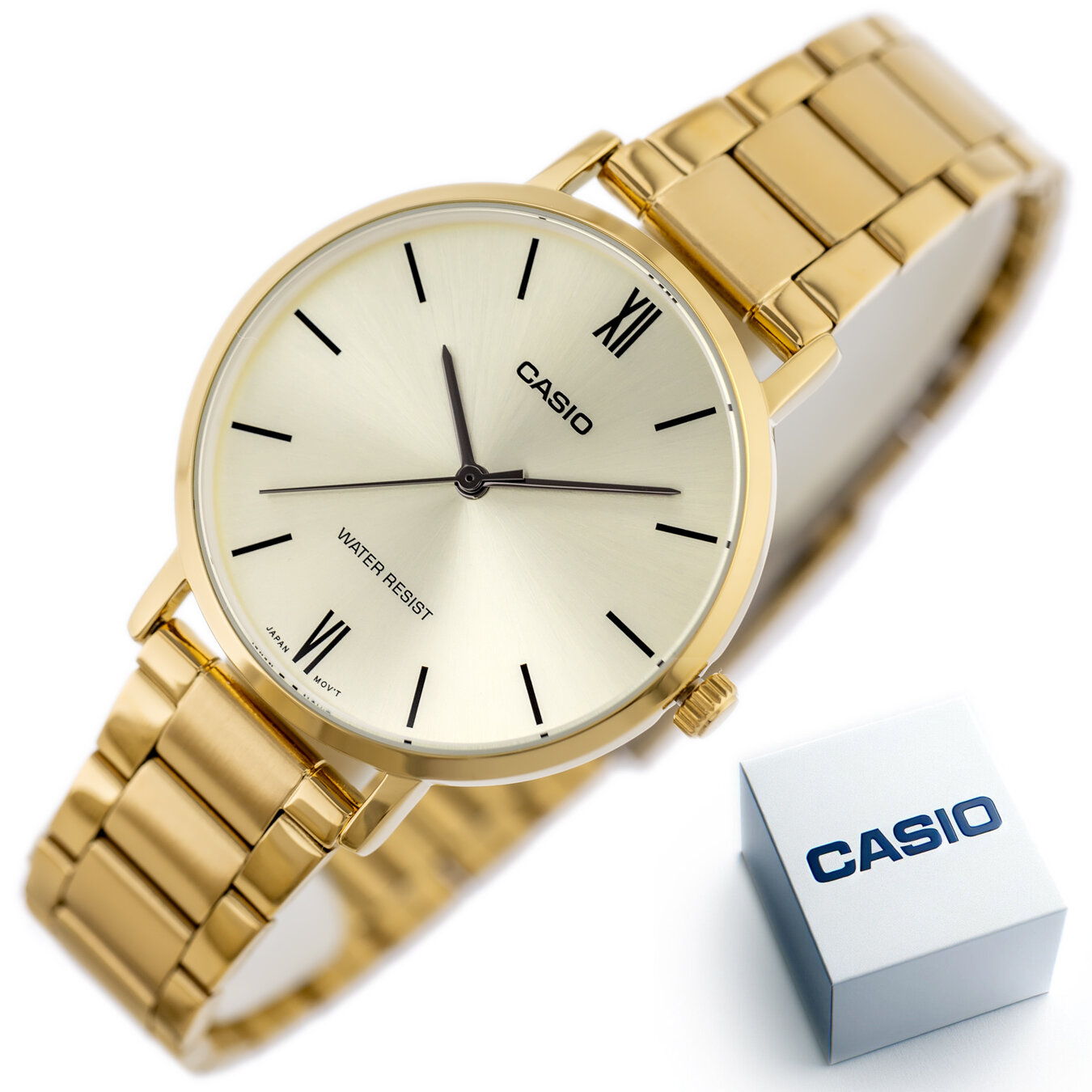 CASIO LTP-VT01G-9B WOMEN'S WATCH + BOX (zd613h)