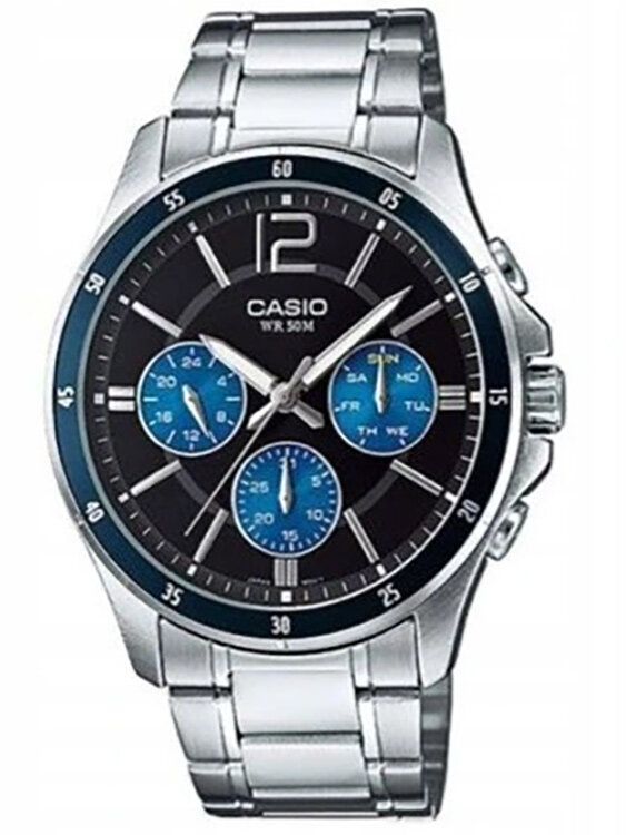 CASIO MEN'S WATCH MTP-1374D 2AV (zd063c) + BOX