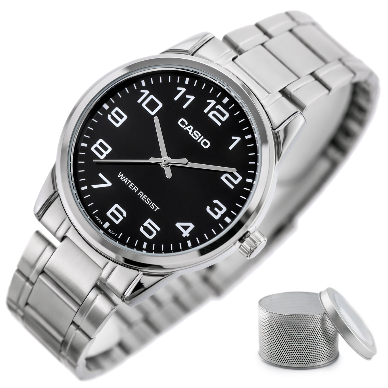 CASIO MEN'S WATCH MTP-V001D-1BUDF (zd107b) + BOX