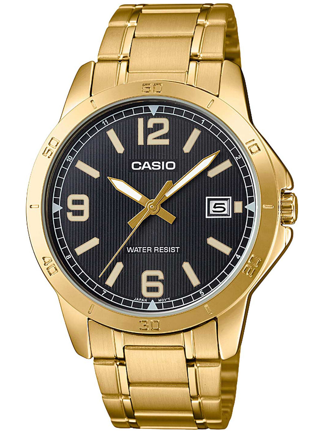 CASIO MEN'S WATCH MTP-V004G-1B (zd047h) + BOX