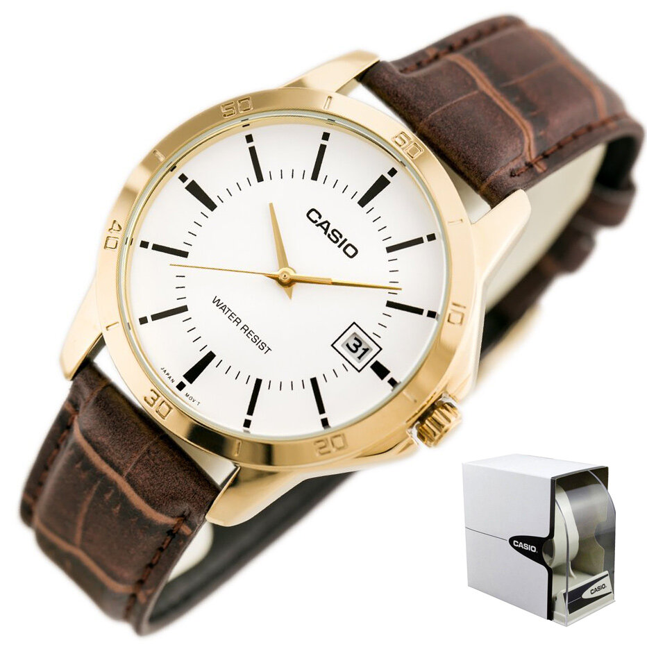 CASIO MEN'S WATCH MTP-V004GL 7A (zd046b) + BOX