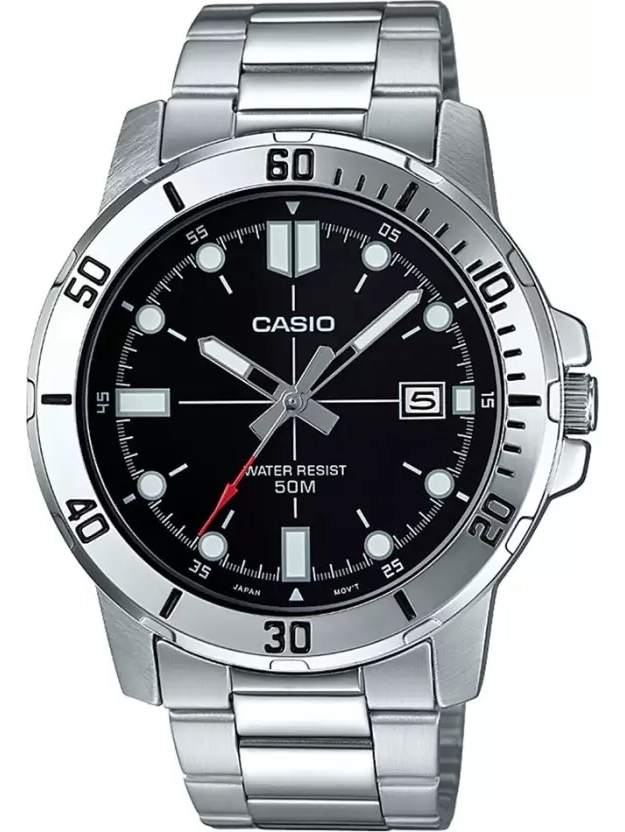 CASIO MEN'S WATCH MTP-VD01D-1EV (zd185a) + BOX