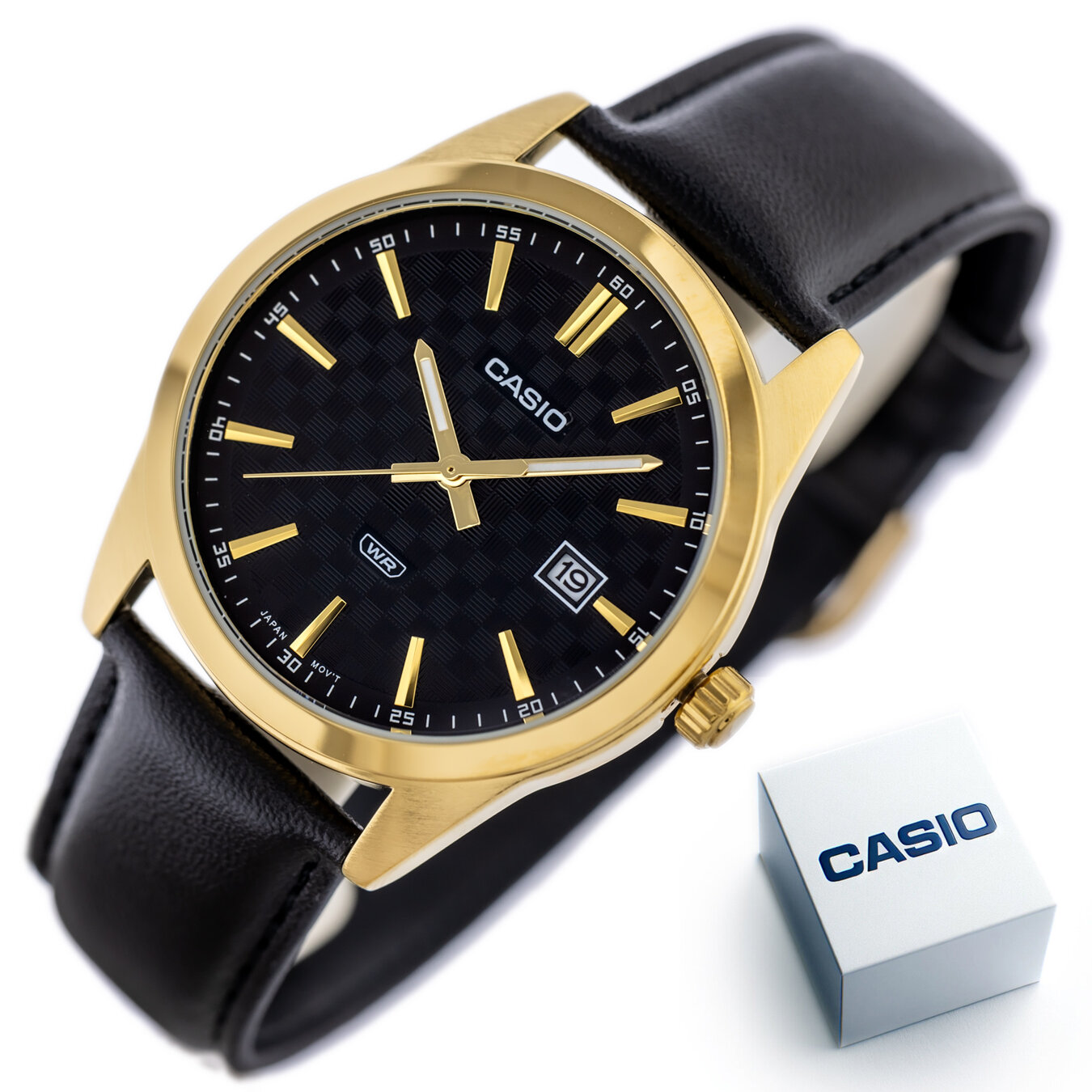 CASIO MEN'S WATCH MTP-VD03GL-1A + BOX