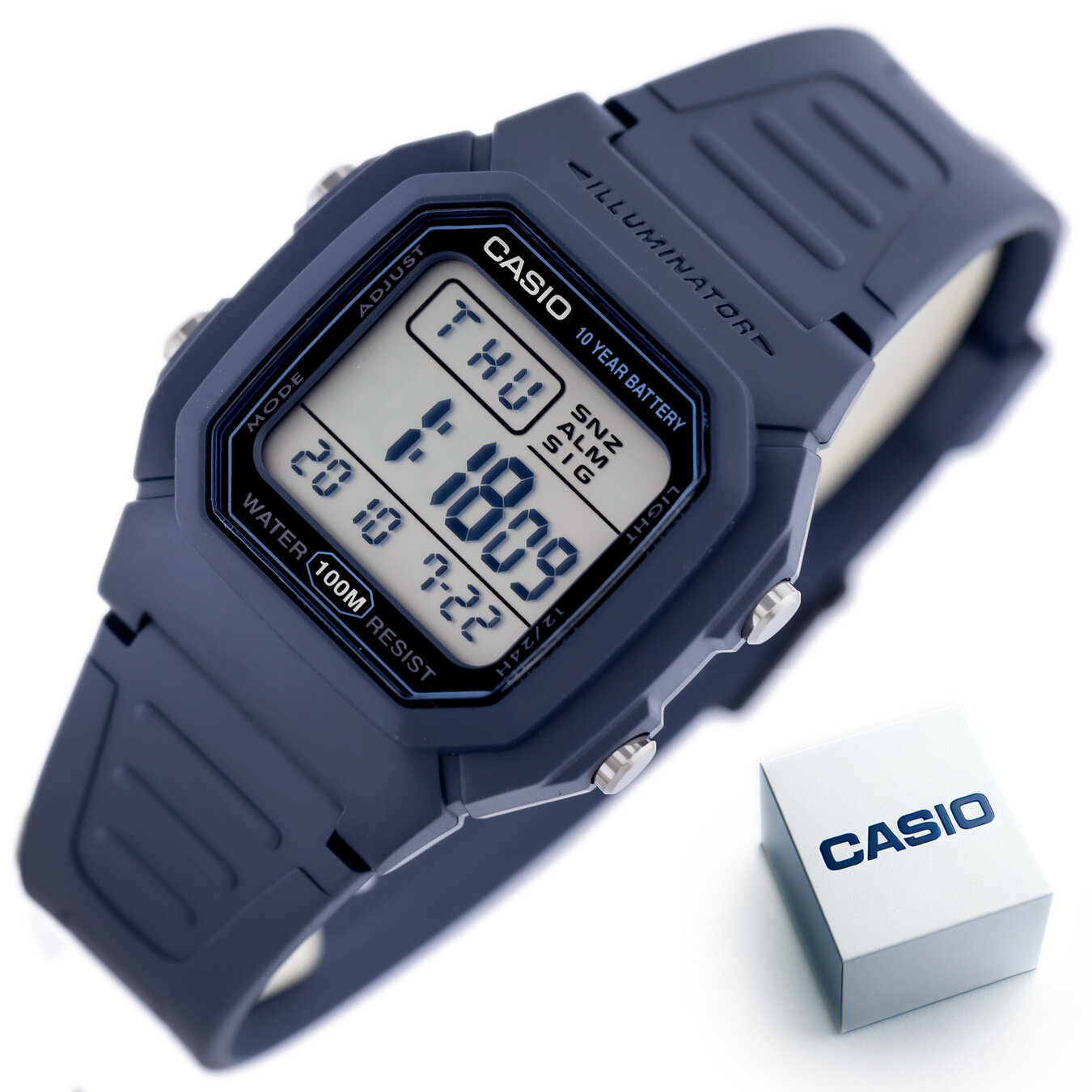 CASIO MEN'S WATCH W-800H-2A (zd100c) - CLASSIC + BOX