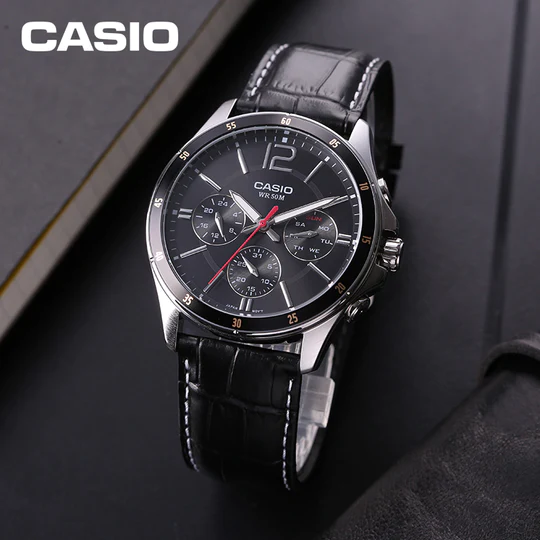 CASIO MTP-1374L 1AV MEN'S WATCH (zd064b) + BOX