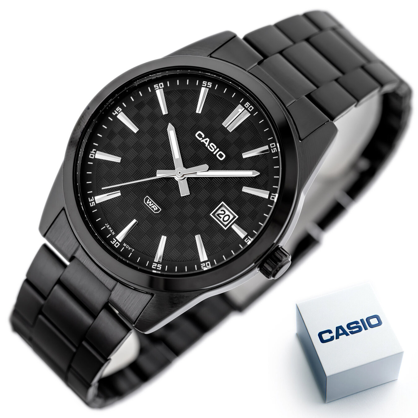 CASIO MTP-VD03B-1A MEN'S WATCH + BOX 