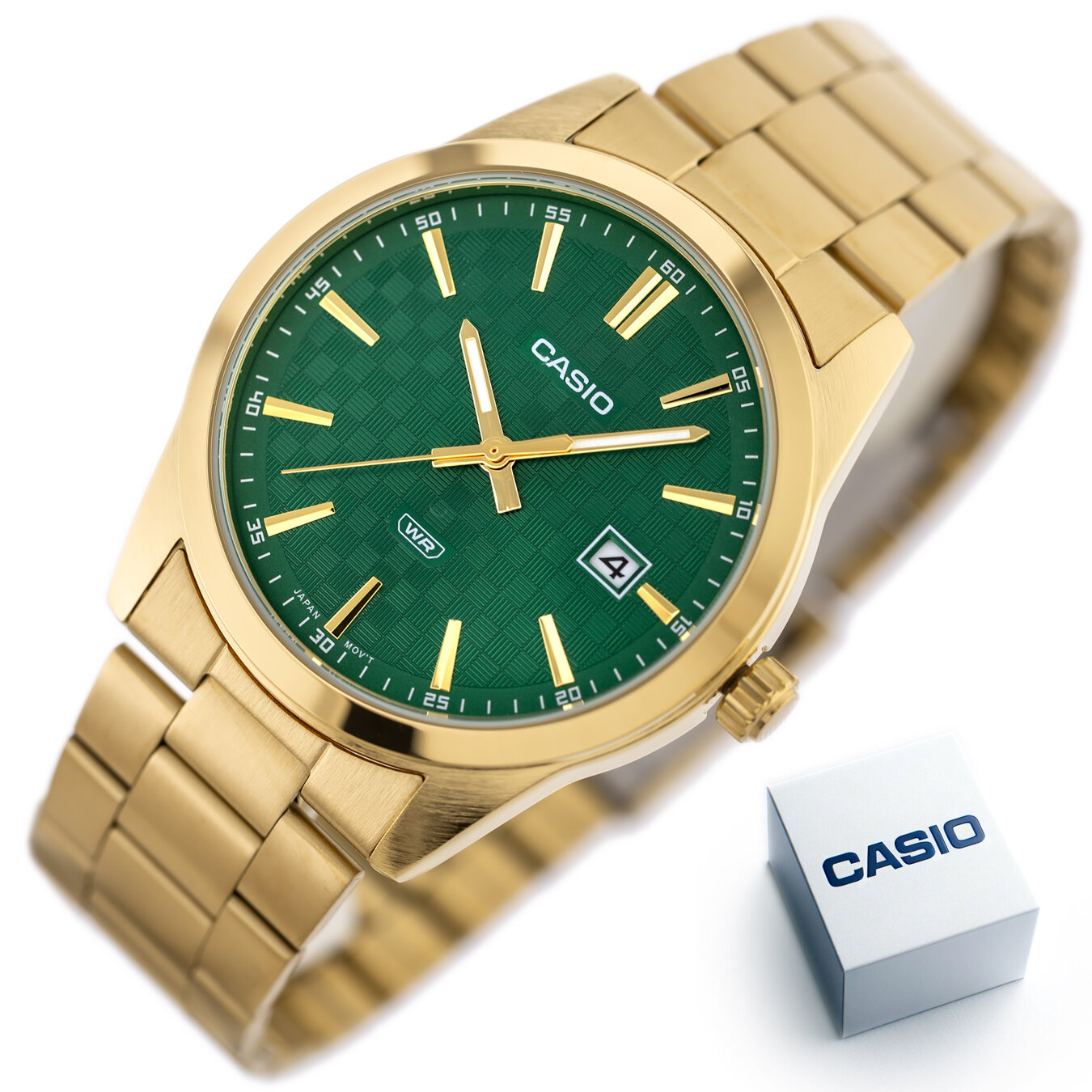 CASIO MTP-VD03G-3A MEN'S WATCH + BOX