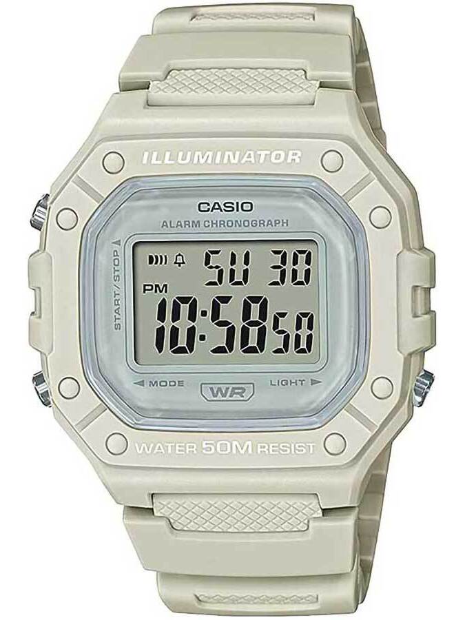 CASIO UNISEX WATCH W-218HC-8A + BOX (zd208e)