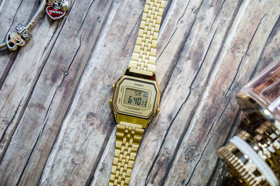 CASIO VINTAGE WOMEN'S WATCH LA680WGA-9D + BOX