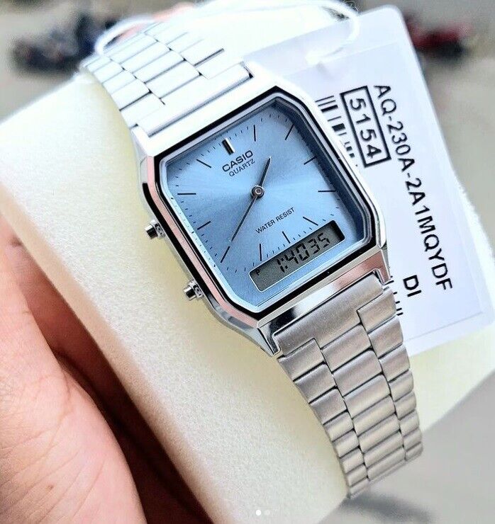 CASIO Vintage AQ-230A-2A1 UNISEX WATCH + BOX