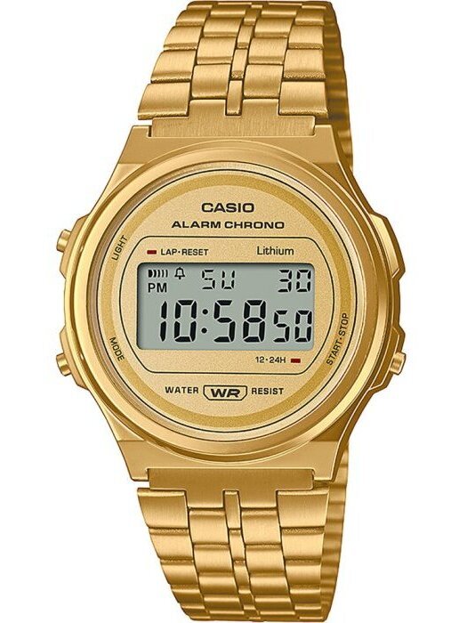 CASIO Vintage Iconic A171WEG-9ADF WOMEN'S WATCH + BOX