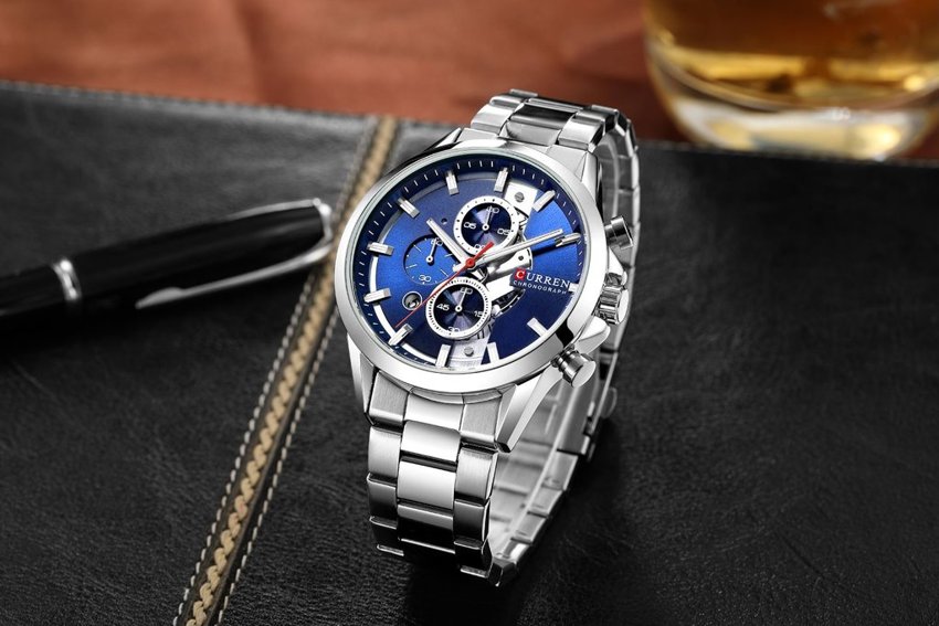 CURREN 8325 MALE WATCH (zc021a) - CHRONOGRAPH