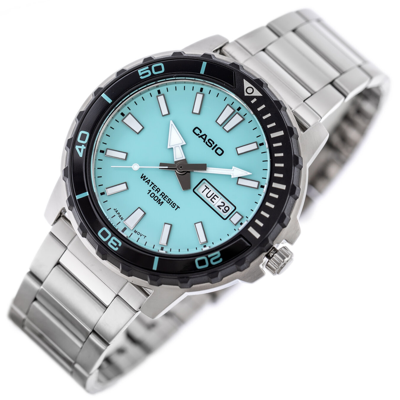 Casio Men's Watch MTD-125D-2A2 + BOX WR100