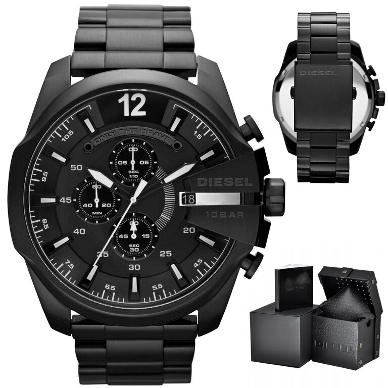 DIESEL MEN'S WATCH DZ4283 - MEGA CHIEF + BOX