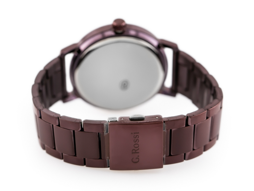 G. ROSSI WATCH - C6182B-2B3 (zg256d) violet + BOX