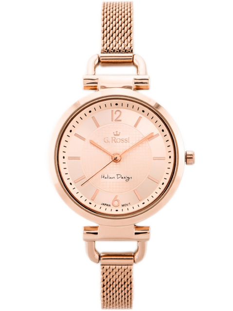 G. ROSSI WATCH - LESTI - 3652B (zg772f) - rose gold + BOX