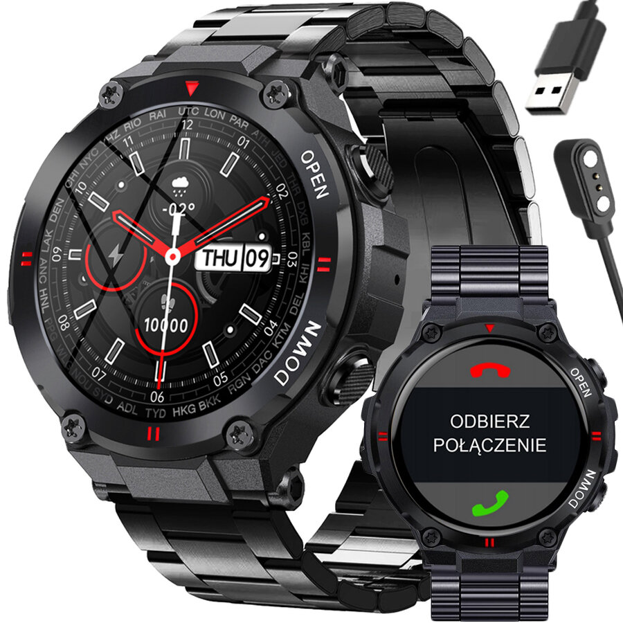 GRAVITY GT7-2 MEN'S SMARTWATCH - MAKING CALLS (sg016b)