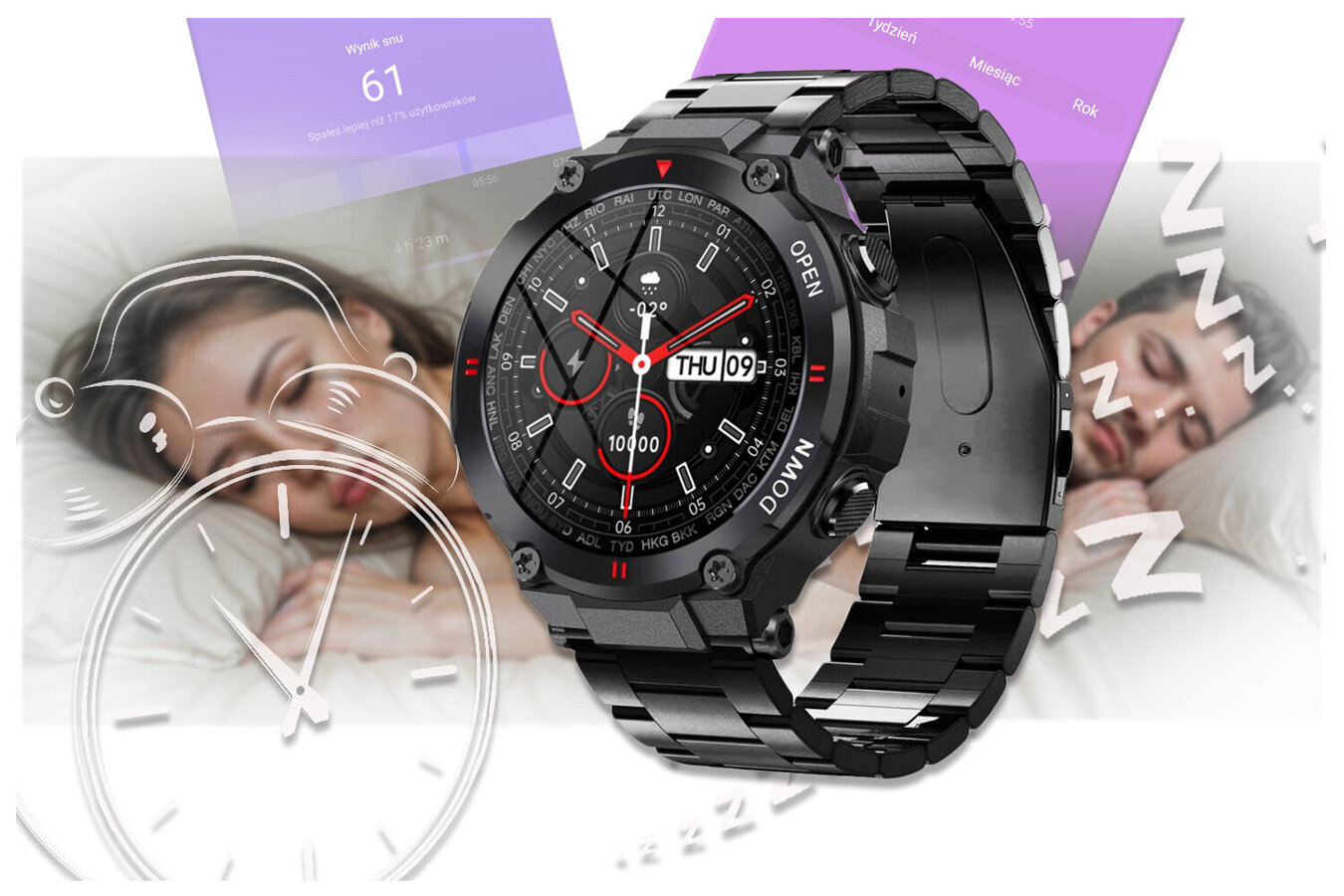 GRAVITY GT7-2 MEN'S SMARTWATCH - MAKING CALLS (sg016b)