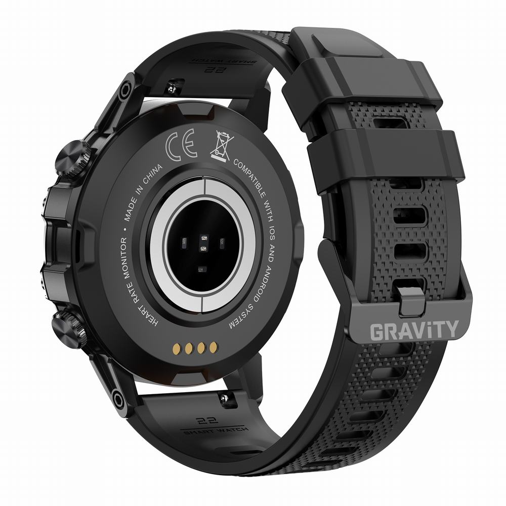 GRAVITY GT9-1 MEN'S SMARTWATCH - CONNECTIONS MAKER, PRESSURE METER (sg021a)