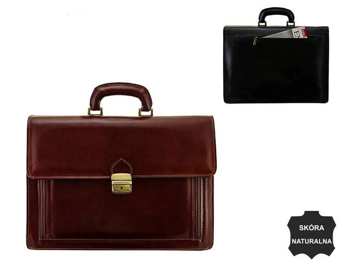 Leather briefcase NO LOGO AW-NL-1