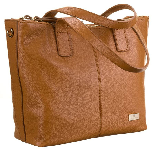 Leather handbag PETERSON PTN TWP-009