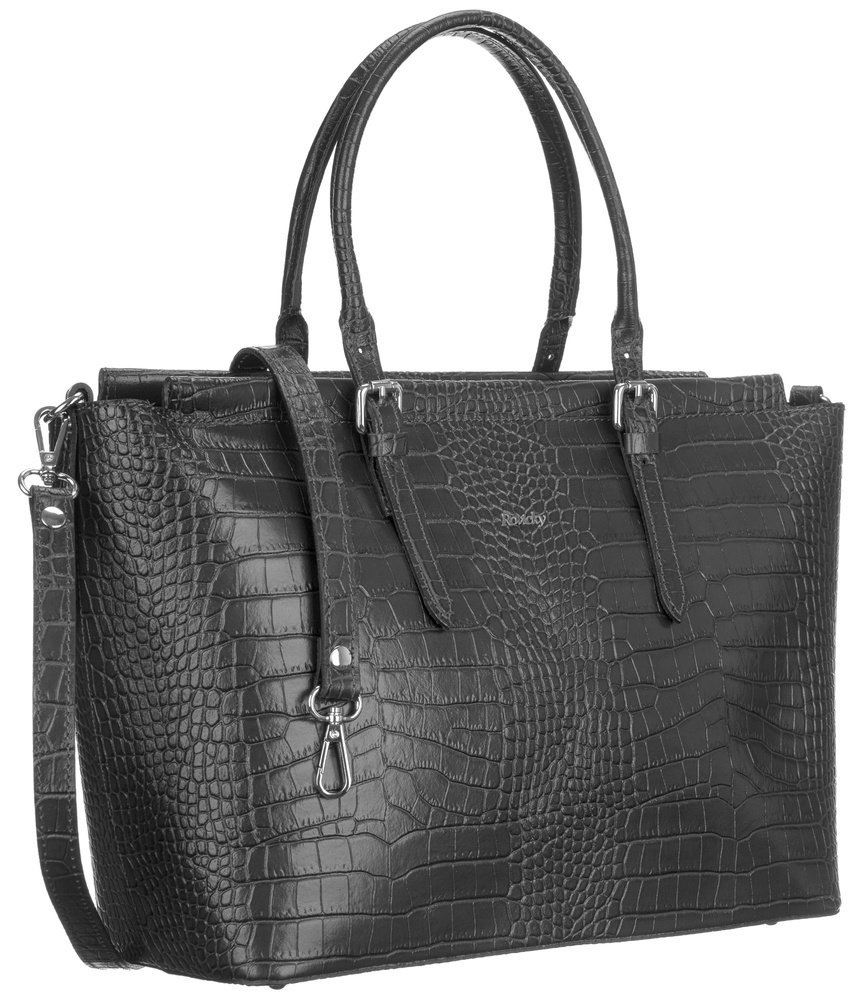 Leather handbag ROVICKY TWR-163