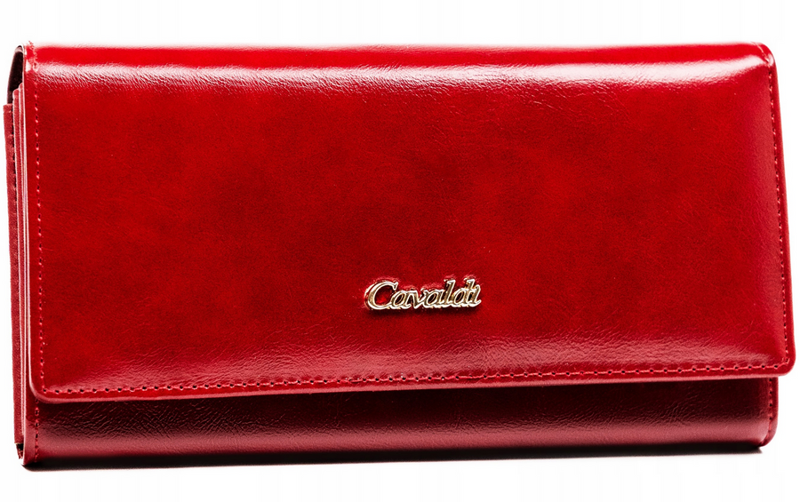 Leather & leatherette wallet RFID 4U CAVALDI PX22-20-BL