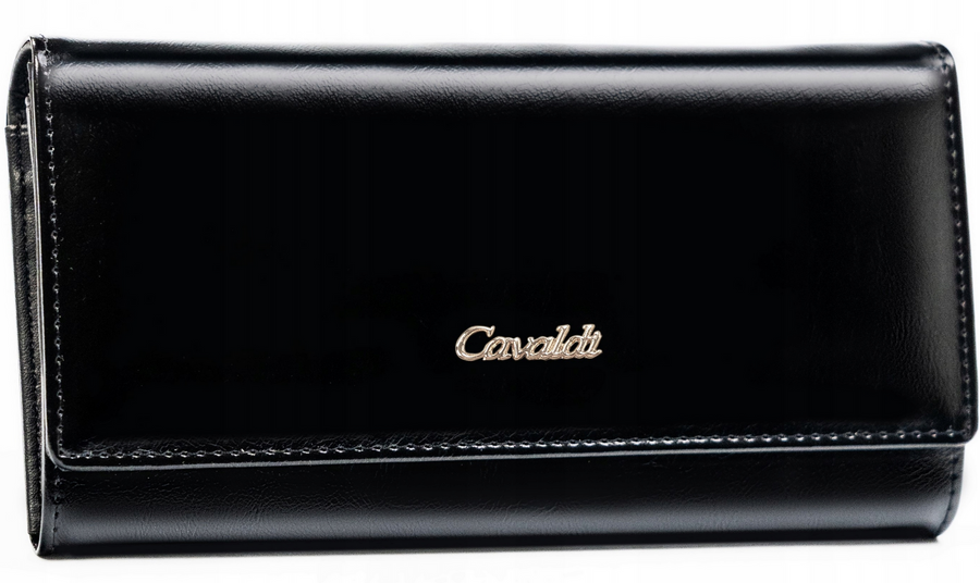 Leather & leatherette wallet RFID 4U CAVALDI PX24-20-BL