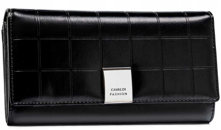 Leather & leatherette wallet RFID 4U CAVALDI PX24-3-BL