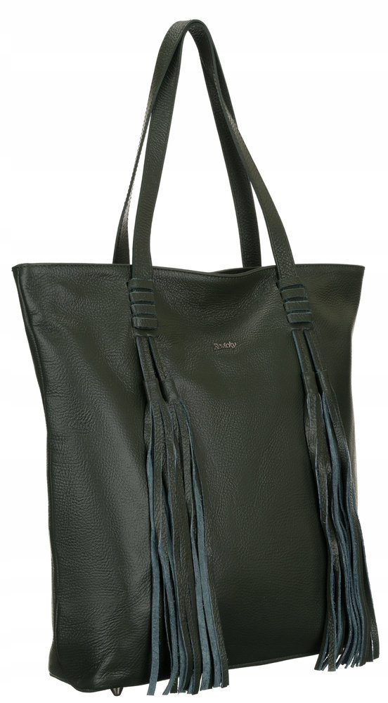 Leather shopper bag ROVICKY TWR-164