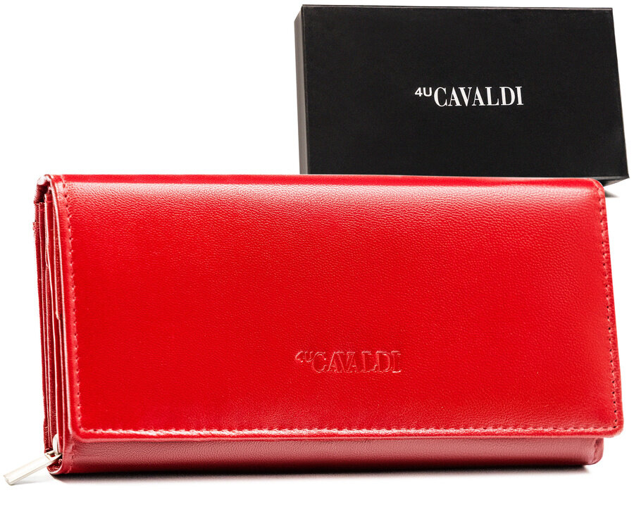 Leather wallet RFID 4U CAVALDI R-RD-12-GCL-Q