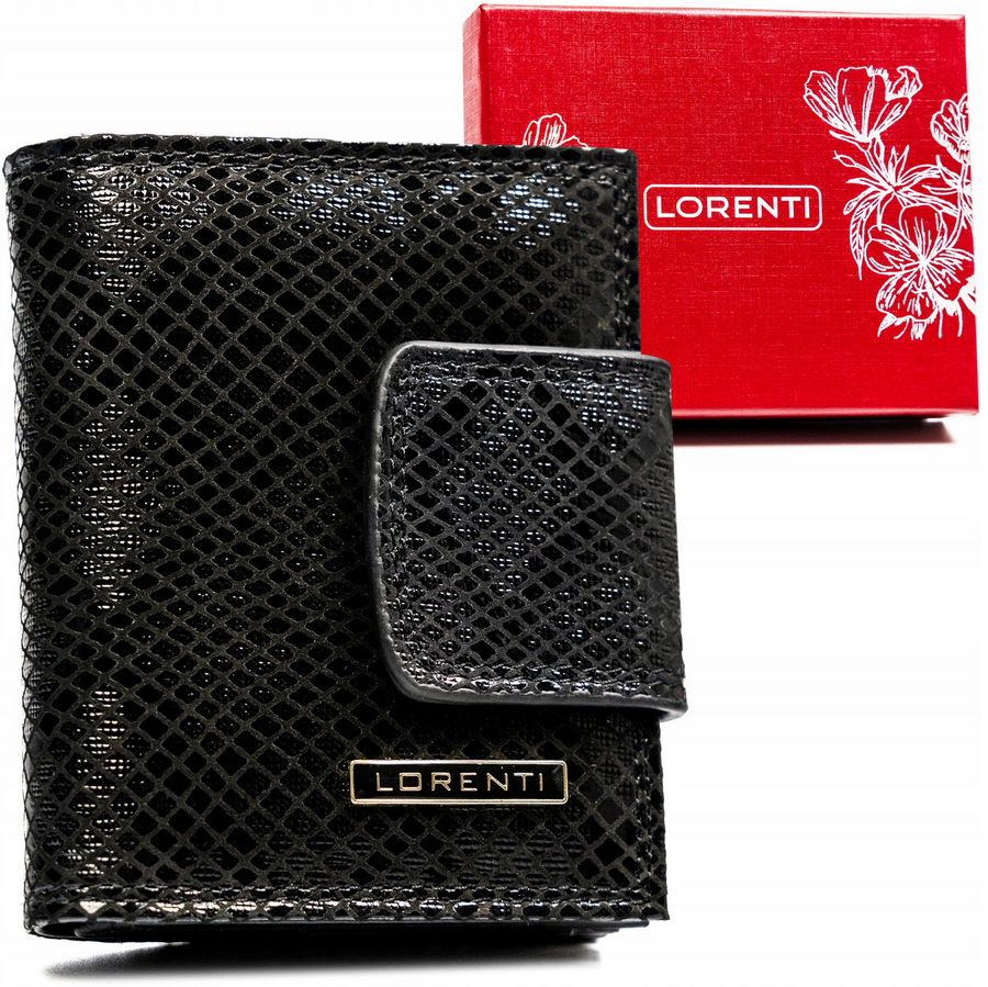 Leather wallet RFID LORENTI 42329-MKR