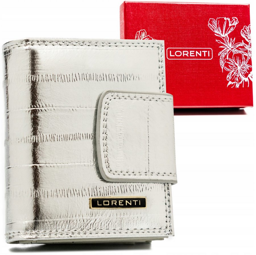 Leather wallet RFID LORENTI 42329-STB