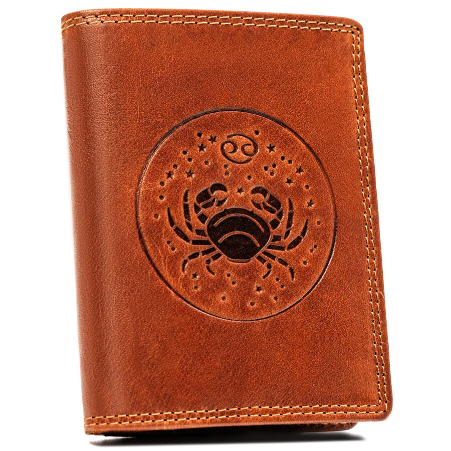 Leather wallet RFID PETERSON PTN N4-EBS