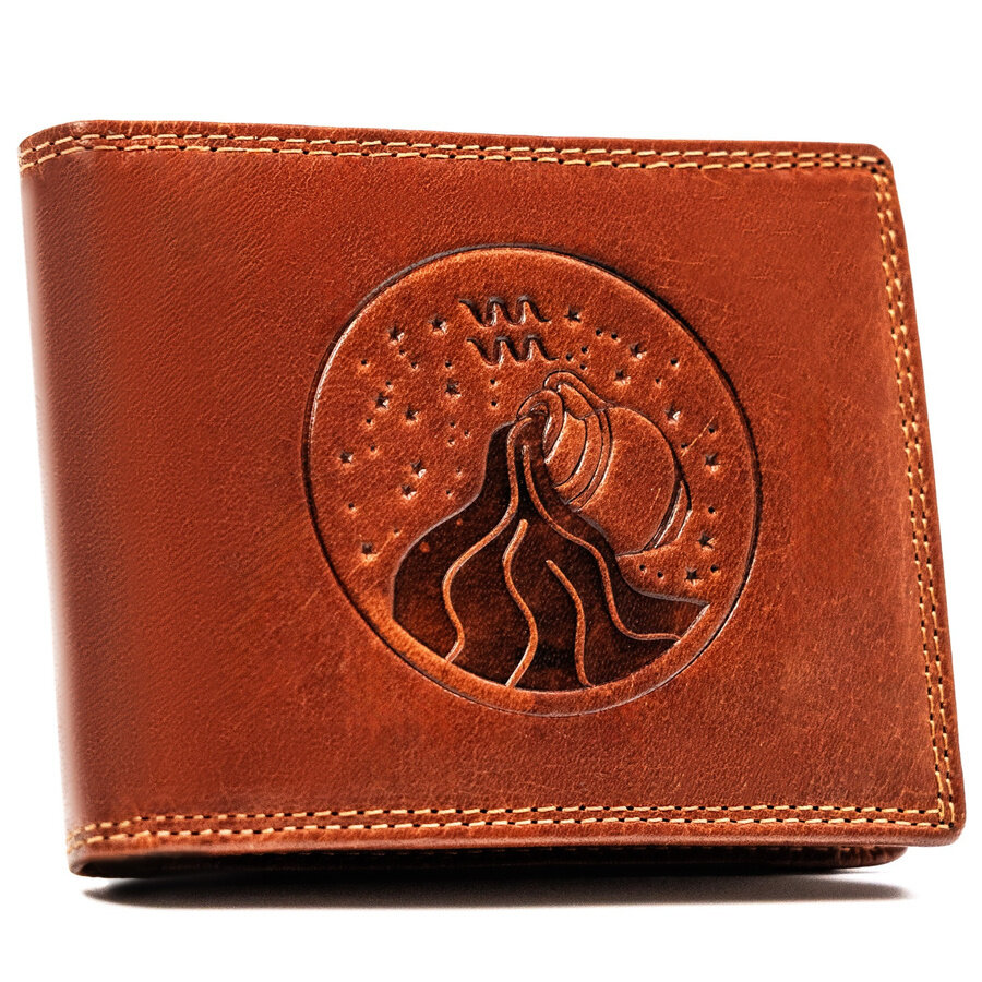 Leather wallet RFID PETERSON PTN N992-EBS