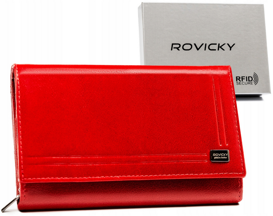 Leather wallet RFID ROVICKY CPR-001-BAR