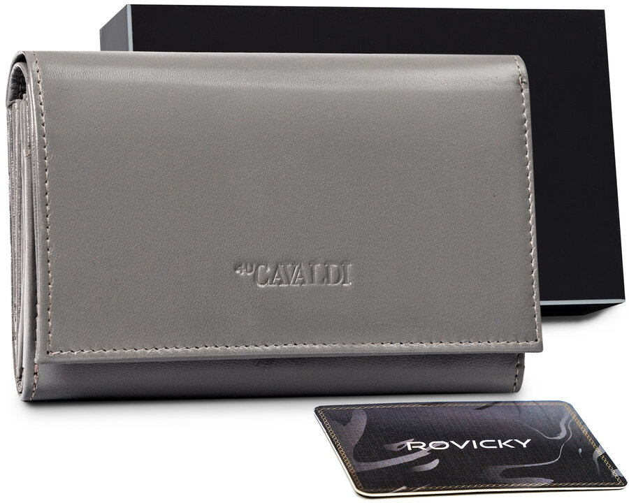 Leather women wallet CAVALDI RD-22-GCL
