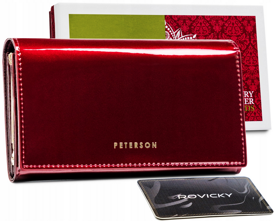 Leather women wallet PETERSON PTN PL-466