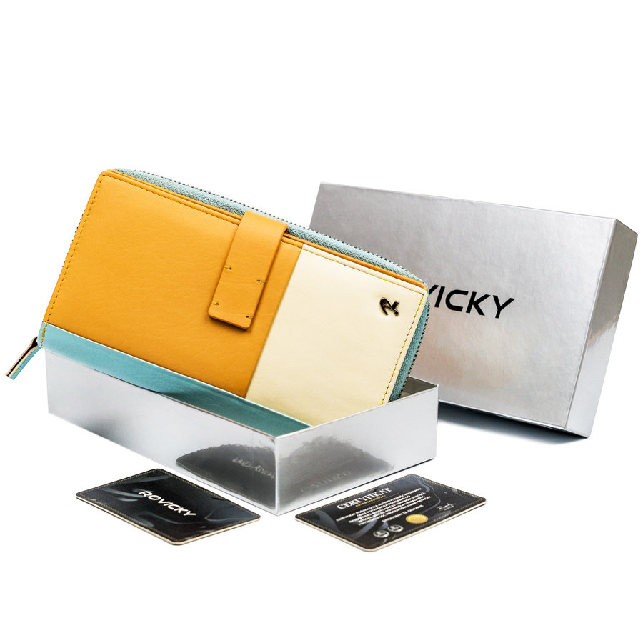 Leather women wallet ROVICKY N710-XL-RCN