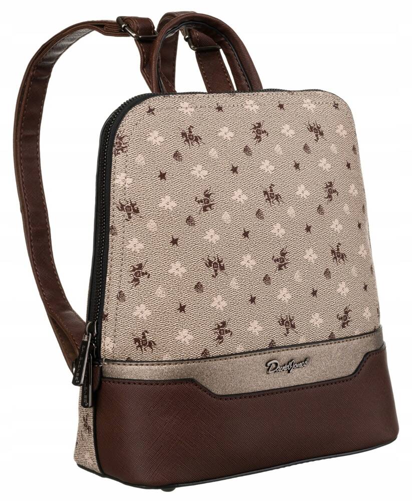 Leatherette bagpack DAVID JONES 6866-2