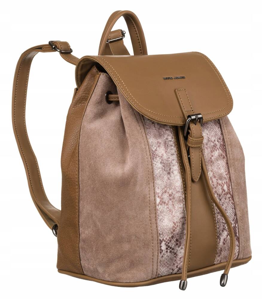 Leatherette bagpack DAVID JONES 6885-2