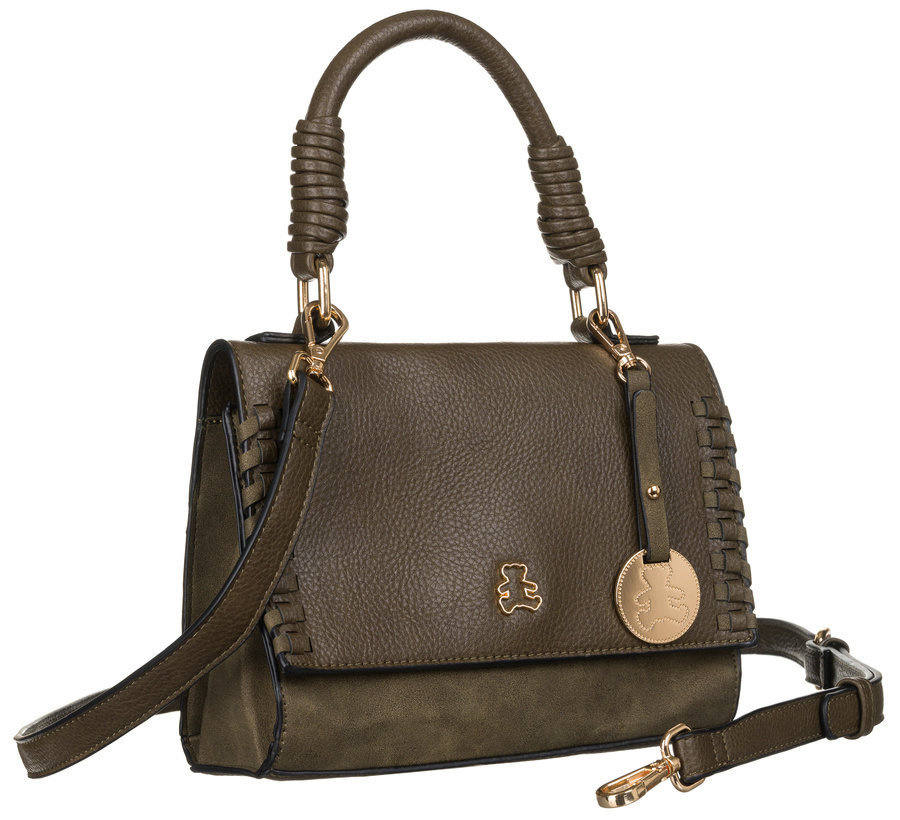 Leatherette handbag LULUCASTAGNETTE SABIR