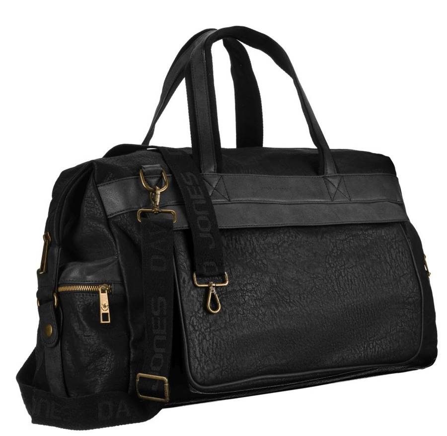 Leatherette travel bag DAVID JONES CM0798A