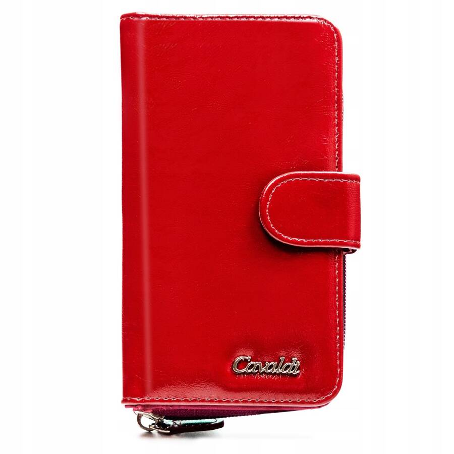 Leatherette wallet RFID 4U CAVALDI N113-APU-BL