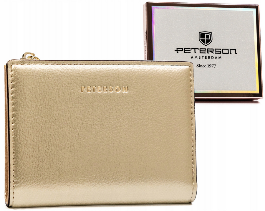 Leatherette wallet RFID PETERSON PTN 003-HRH