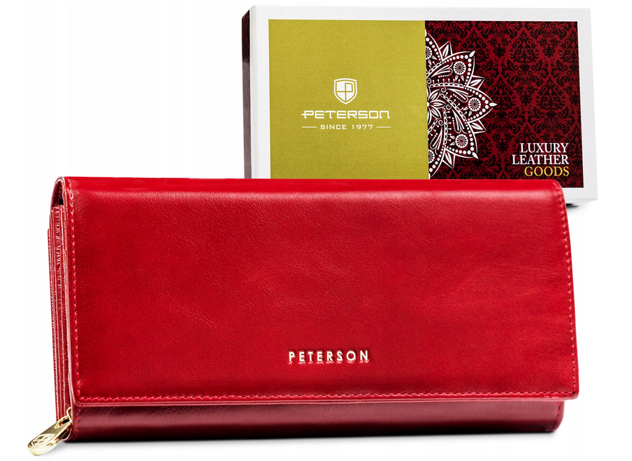 Leather's wallet RFID PETERSON PTN 42100-SG